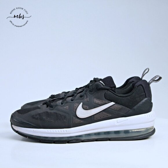 Nike‎ Air Max Genome Running Shoes Black White Men 12 main image 10